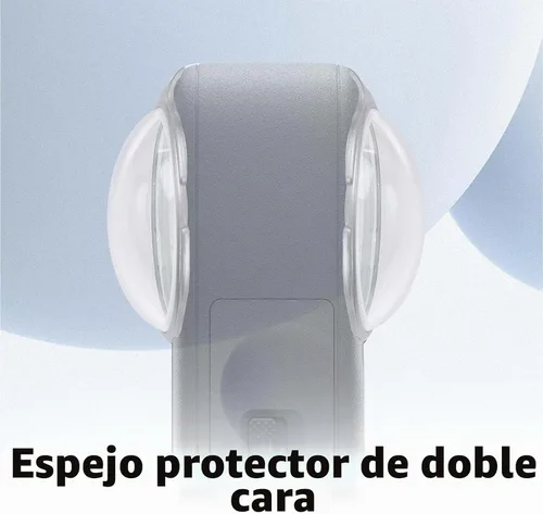 Vista 2 de 2 unids protectores de lente para cámara DJI Osmo 360, cubierta protectora de lente de vidrio templado óptico 9H dureza alta transmitancia