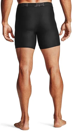 Vista 2 de Under Armour Tech - Ropa interior Boxerjock para hombre 6pulgadas paquete con 2