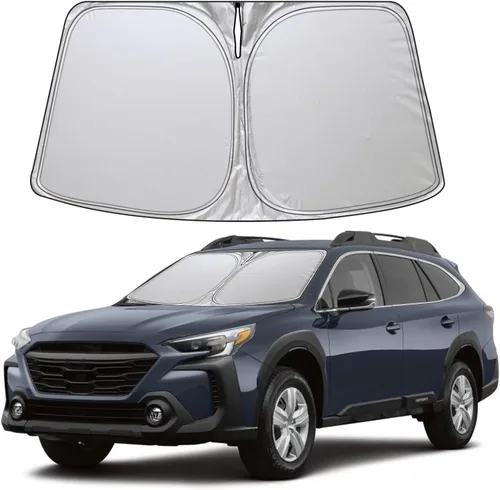Vista 9 de Parasol plegable WODSTA de cobertura completa para parabrisas compatible con Audi Q5 2018-2025 todos los modelos de 4 capas engrosadas