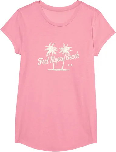 Vista 84 de Fort Myers Beach Florida Vintage 70s Palm Trees Graphic T-Shirt