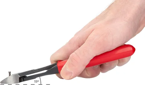 Vista 4 de TEKTON Alicates de corte diagonal de 7 pulgadas PCT00007,Rojo