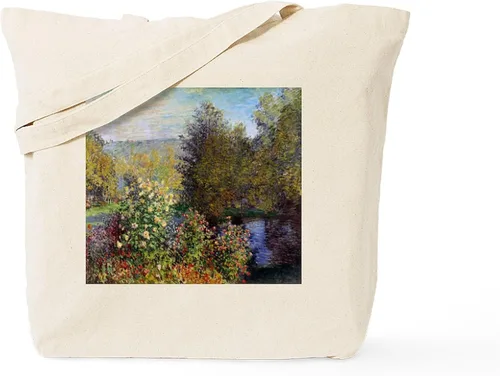 Vista 11 de CafePress Bridge Monet Tote Bag Reutilizable Natural Beige Bolsa de compras de lona