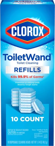 Vista 10 de Clorox ToiletWand - Recambios de limpiador de inodoro, cepillo de inodoro, original, 10