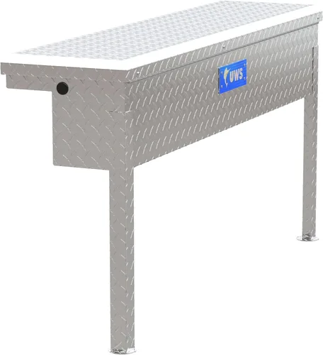 Vista 7 de UWS EC30201 Caja de herramientas lateral de aluminio de pared pesada de 48 pulgadas con perfil bajo, tapa RigidCore