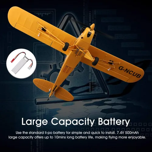 Vista 8 de GoolRC WLtoys XK A160 Avión a control remoto, 2.4 GHz, 5 canales, sin escobillas, avión de control remoto para adultos, avión RC con modo 3D/6G