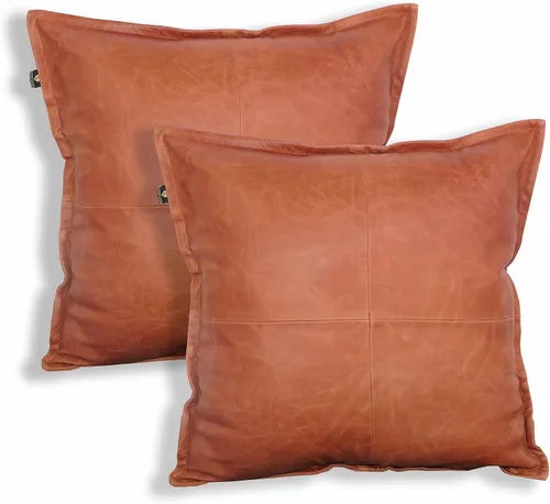 Vista 41 de Funda de almohada de cuero de cordero 100% cuero de cordero – Funda de cojín para sofá – Fundas decorativas para sala de estar y dormitorio, cuero