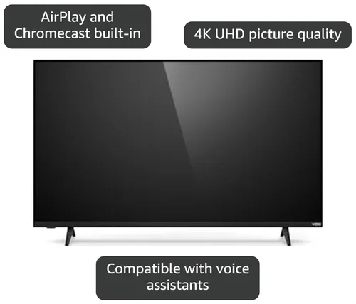 Vista 3 de VIZIO Televisor inteligente de 50 pulgadas serie V 4K UHD LED con Dolby Vision HDR10+ HLG, compatible con Bluetooth, DTS Virtual X, funciona