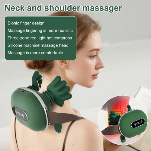 Vista 2 de Masajeador Inteligente de Cuello, Cuello y Hombro, 2026 Masajeadores Portátiles de Mano para Hombro y Espalda, Masajeador Cervical, Masajeadores