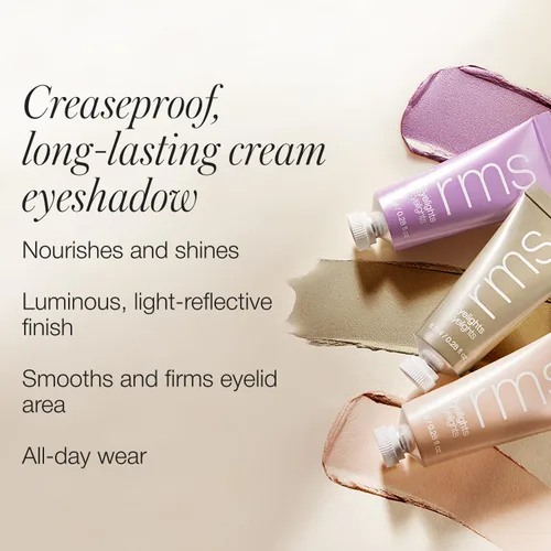 Vista 4 de RMS Beauty Eyelights Crema de Sombra de Ojos, Sombra de Ojos en Crema Hidratante de Larga Duración para un Color Natural Luminoso y Ajustable