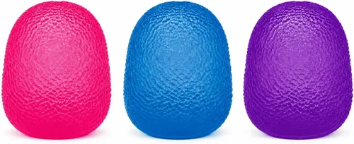 Vista 9 de 3.54 in Blue Gumdrop Squishy Slow Rising Fidget Toy