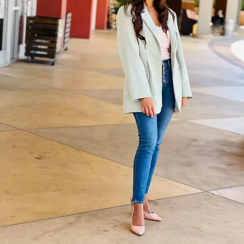 Vista 3 de JENN ARDOR Zapatos de tacón de aguja cómodos para mujer, de 3 pulgadas, elegantes, preciosos, cerrados, puntiagudos, sin cordones, tacones altos