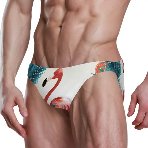 Vista 4 de Chic Houses Traje de baño sexy para hombre con estampado de secado rápido, 2030007