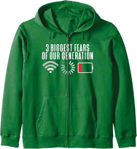 Vista 6 de 3 Biggest Fears Of Our Generation - Sudadera con capucha para hombre y mujer, Negro
