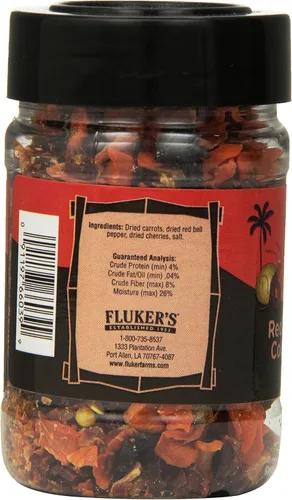 Vista 3 de Fluker's Golosina potenciadora de color para cangrejos ermitaños, rojo