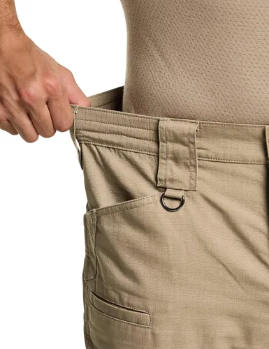 Vista 6 de CQR Pantalones tácticos para hombre, resistentes al agua, pantalones cargo Ripstop, ligeros EDC trabajo, senderismo, ropa para exteriores