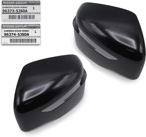 Vista 4 de Nonstops Par de cubierta de espejo lateral negro genuino para Nissan Np300 Navara D23 2015 2019