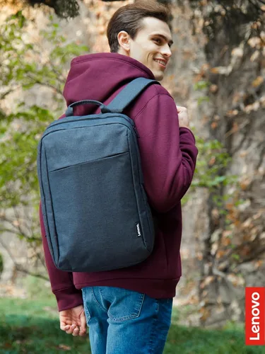 Vista 7 de Mochila para portátil Lenovo B210, 15.6 pulgadas para portátil/tableta, duradera, repelente al agua, ligera, diseño elegante, elegante para viajes