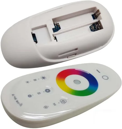 Vista 6 de RGBW RGB 4PIN 5PIN Controlador de tira LED 2.4GHz RF Pantalla táctil inalámbrica Control remoto 5050SMD 3528 RGBWW RGBCW LED Strip LED Bombilla