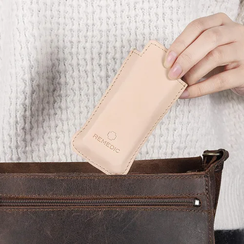 Vista 9 de Remedic Dispensador diario de píldoras, libre de BPA, grandes compartimentos transparentes, estuche organizador de medicamentos de viaje