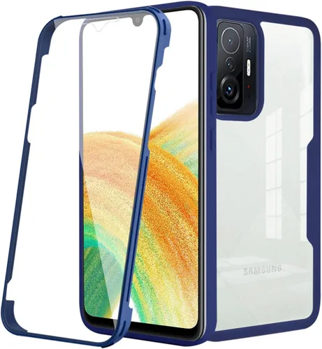 Vista 8 de Ysnzaq Funda para Xiaomi 11T/11T Pro con protector de pantalla QB Clear Negro