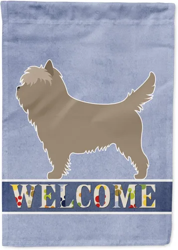 Vista 130 de Caroline's Treasures BB8334GF AIDI Bandera de jardín para perro de montaña del Atlas, bandera de buzón azul, bandera decorativa para patio exterior