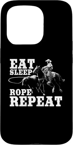 Vista 14 de Team Roping Funny Rodeo Cowboy Cowgirl Horse Riding Roper Case for iPhone 17