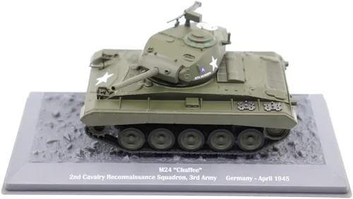 Vista 3 de Motor city classics Tanque ligero M24 Chaffee - 2º Escuadrón de Reconocimiento de Caballería, Alemania, 1945 (escala 1:43)