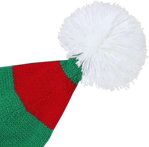 Vista 12 de American Trends Gorro de Papá Noel, gorro de Navidad cálido para invierno, gorro holgado de punto trenzado para adultos, mujeres y hombres, fiesta