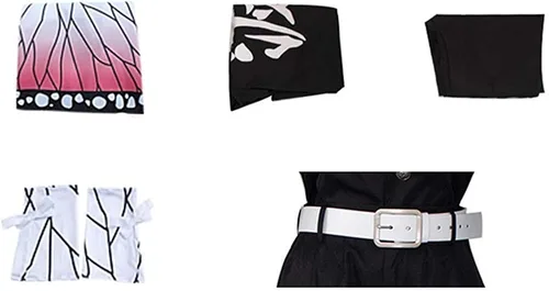 Vista 4 de Cosplay Life Demon Killer Vanquisher Complete Anime Costume Set Kimono Cardigan - Halloween Outfit For Unisex Adult