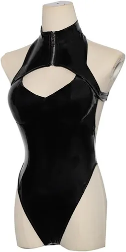 Vista 4 de JasmyGirls Disfraz sexy de conejito para Halloween, cosplay, body de anime de gato, lencería gótica de sirvienta, juego de rol de luna, juego de rol