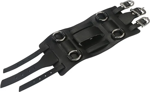 Vista 6 de Avaner Reloj deportivo de cuarzo analógico para hombre, estilo steampunk, color negro, con esfera redonda, esfera redonda, reloj deportivo de cuarzo
