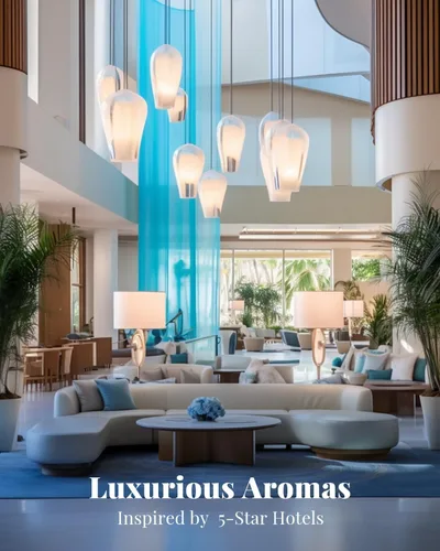 Vista 2 de VTS - Juego de difusor sin agua con aroma de hotel, las 6 mejores mezclas de aceites de aromaterapia para difusores, ambientador de fragancia