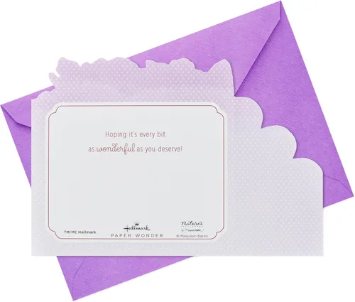 Vista 7 de Hallmark Paper Wonder - Tarjeta de cumpleaños desplegable (mariposa y flores)