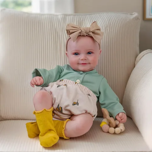 Vista 4 de BABESIDE Muñecas de bebé Reborn de 20 pulgadas, linda muñeca realista de Verde