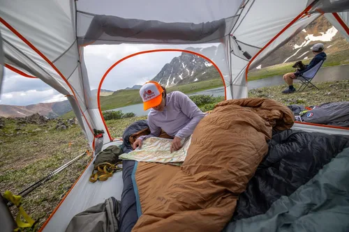 Vista 7 de Big Agnes King Solomon (650 RDS DownTek) Saco de dormir doble ancho de 40 pulgadas