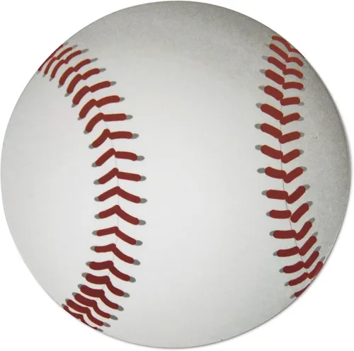 Vista 2 de Novel Merk Círculo de béisbol para profesores, juego de imanes pequeños para nevera, diseño en miniatura (12 piezas)