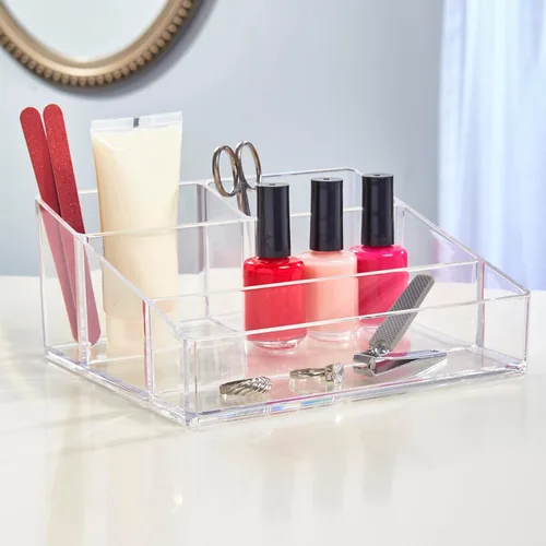 Vista 8 de Organizador de maquillajes de plástico de calidad premium.