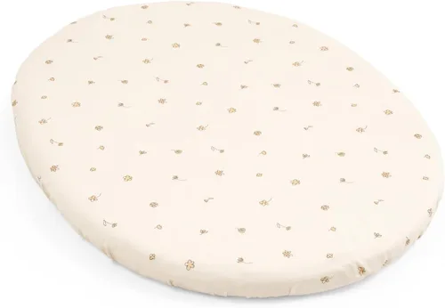 Vista 8 de Stokke Sleepi - Sábana bajera ajustable pequeña de Pehr V3, Celestial, compatible con Sleepi Mini Mattress V3, 100% algodón