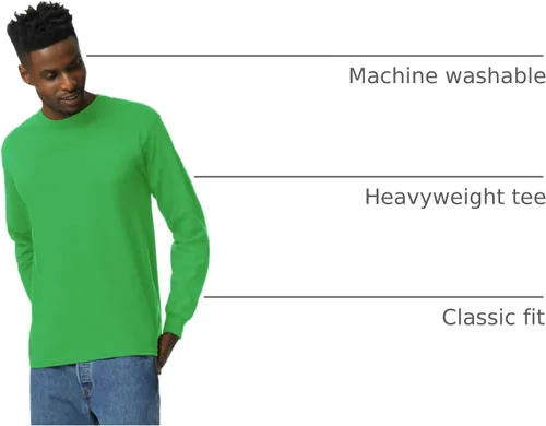 Vista 185 de Gildan - Camiseta de manga larga de algodón ultra estilo G2400 para adultos, paquete múltiple