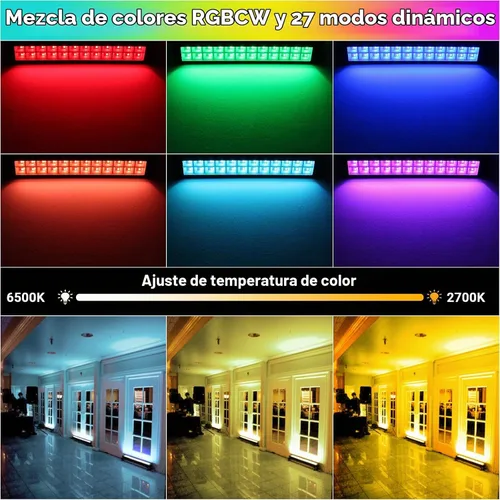 Vista 2 de Barra de luz LED para lavado de escenario, 2