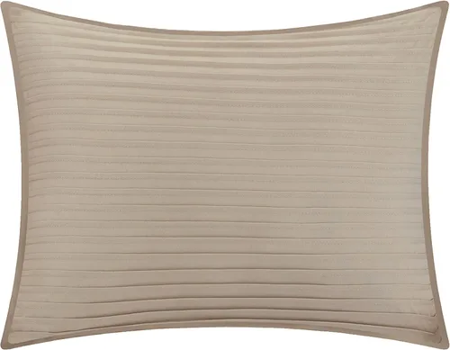 Vista 7 de Chic Home QS3436-AN Anat - Juego de edredón de 5 piezas, tamaño King, color blanco y blanco Apagado/blanco