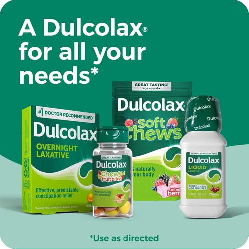 Vista 11 de Dulcolax Tabletas laxantes estimulantes rosadas, laxante durante la noche, alivio del estreñimiento predecible y eficaz, alivia el esfuerzo