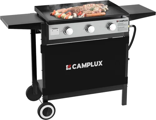 Vista 10 de CAMPLUX Horno de pizza de 17 pulgadas para parrilla con bolsa de almacenamiento y piedra de cordierita de 14.8 x 13 pulgadas, termómetro integrado