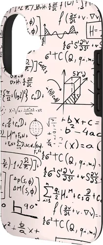 Vista 2 de Funda para profesor de fórmula de matemáticas y ecuaciones matemáticas para iPhone 17