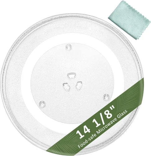 Vista 9 de Placa giratoria de vidrio de 12 pulgadas para microondas Whirlpool y otros microondas de 1.5 y 1.7 pies cúbicos. Reemplaza WPW10337247 W11335034