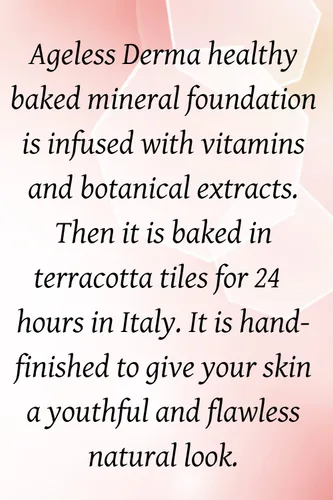 Vista 5 de Mineral Baked Foundation Makeup - Base de maquillaje en polvo vegana, sin parabenos, sin gluten y sin crueldad (beige antiguo)