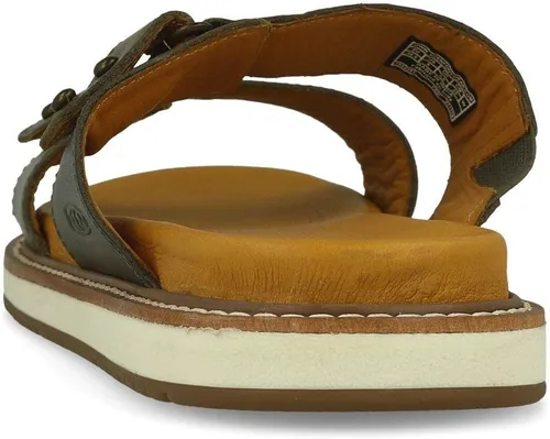 Vista 4 de KEEN Sandalia de piel con punta abierta de lana para mujer