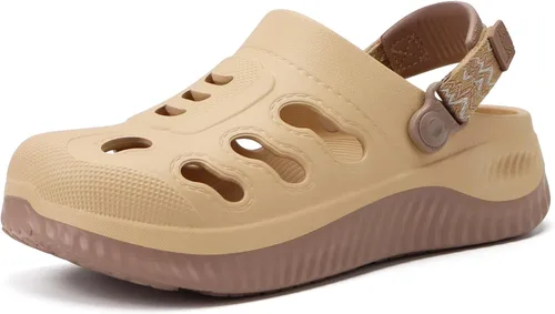 Vista 10 de KuaiLu Zuecos clásicos de recuperación para mujer, cómodas sandalias acolchadas para caminar, para aliviar la fascitis plantar, sandalias