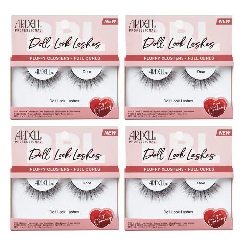 Vista 11 de Ardell Bambi - Pestañas postizas con aspecto de muñeca, ligeras, dramáticas de volumen y longitud para efecto de ojos grandes, 1 par