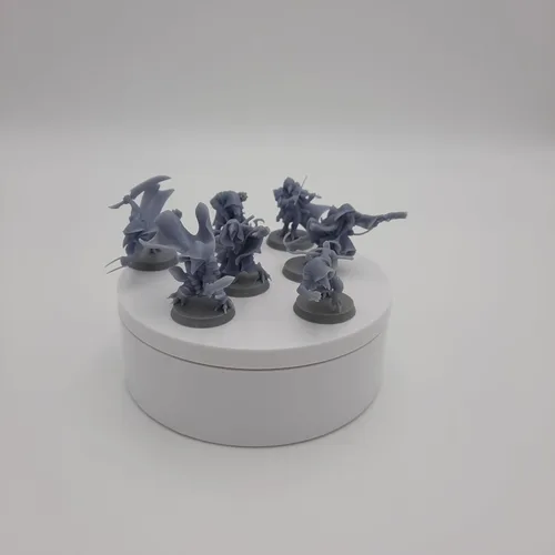 Vista 7 de Kenku - Ravenfolk - HERO Creations - RPG - Calabozos y dragones - DnD - Pathfinder - Diorama - figura en miniatura (gris/sin pintar) (Ranger (Prime))
